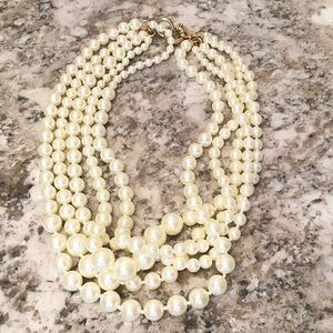 JCrew layered pearl necklace